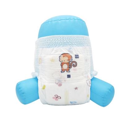 China Pant Style Baby Printed Disposable Diaper for sale