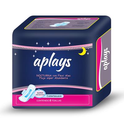 China Soft and comfortable breathable with long night sanitary napkins for sale