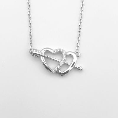 China CLASSIC Personalized Custom Made Fall in Love Necklace Jewelry 925 Silver for sale