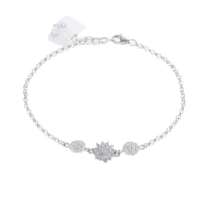 China Personalized Jewelry TRENDY 925 Sterling Silver Charm Women's Bracelet for sale