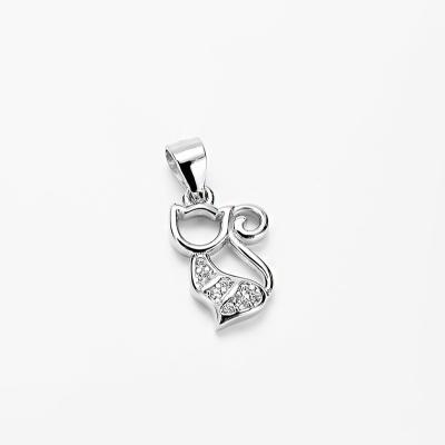 China Cute Design Cute Animals Jewelry 925 Silver Pendant For Girl for sale