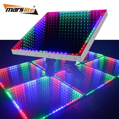 China Stage Wedding Decorations Light Up 3D Used Starlit Visual Interactive DJ Led Dance Floor For Sale for sale