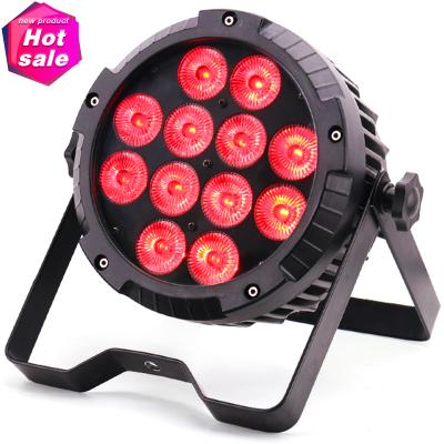 China It is suitable for disco factory wholesale rgbwauv 12x18w 6 colors pro dj led lighting mini par 64 led par light stage for sale