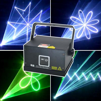 China Stage Marslite DJ Lighting 1w RGB Disco Laser Projector Mini Full Color Animation Laser Show Light for sale