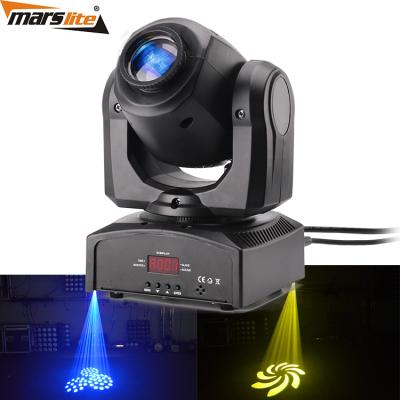 China Marslite Moving Head Light 17*15*27CM LED Pocket Spot Stage Light 10w Mini Color Beam Light for sale