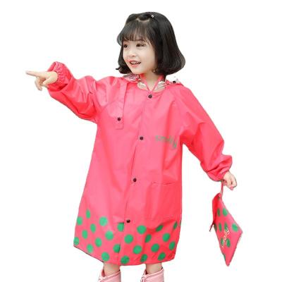 China Customizable Single Person Rainwear Polyester Poncho Children's Cartoon Raincoat for sale