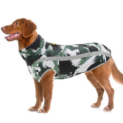 China Stocked wholesale pet raincoat cartoon printing hooded small and medium dog poncho pet raincoat supplies for sale