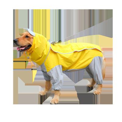 China Stocked 2020 Wholesale Pet Reflective Raincoat Style Coat Waterproof Clothes For Dogs for sale