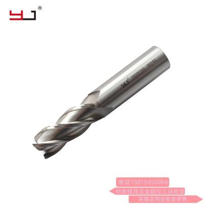 China Milling Machining White Milling Cutter For Tungsten Steel Mill Cutter 4 Blade Aluminum End Mill For Aluminum for sale