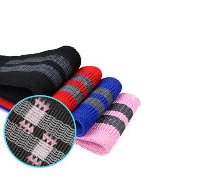 China Leadman Universal OEM Customized Logo Booty Resistance Bands Glute Exercise Bands Hip Exercise Band for sale