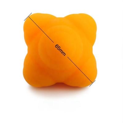 China Relax Muscles Sports Factory Production Fitness Speed ​​Coordination Six Corner Reaction Training Custom Rubber Reflex Ball for sale