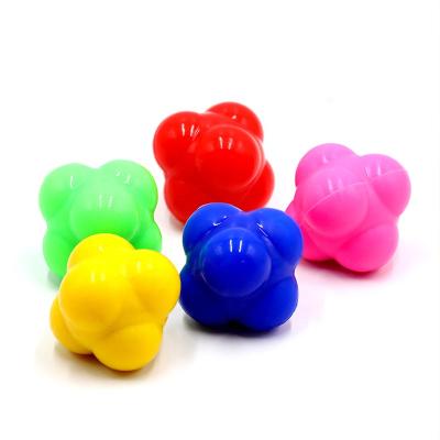 China Relax Corner Balls Silicone Muscles Agility Reaction Six Material Random Bounce For Fitness Hand Massage Reflex Therapy for sale