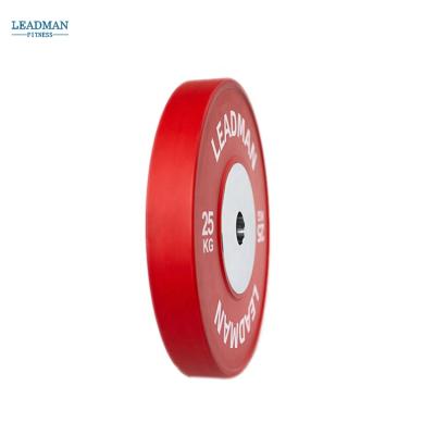 China High Quality Rubber Weightlifting Exercise Competition Bumper Plate Set With Different Size for sale