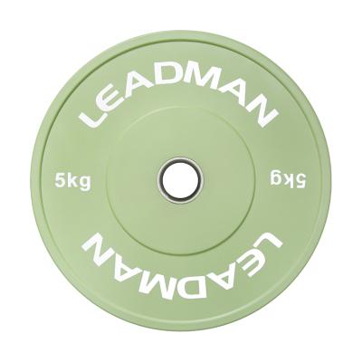 China Weightlifting Exercise Brightly Colored Magic Macaroon Physical Training Natural Rubber Weight Bumper Plates for sale