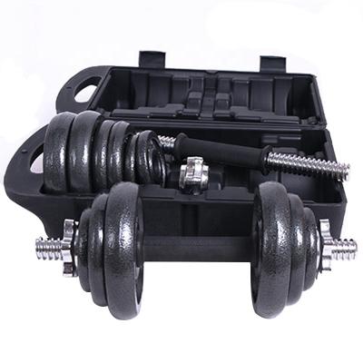 China Gym Fitness Dumbel Adjustable Light Weight Cast Dumbbell Lifting Training Set for sale