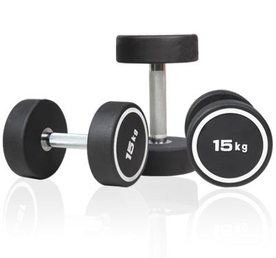 China Commercial Use Fitness Weightlifting Round Headed CUP Dumbbell For Gym Use for sale