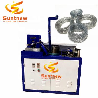 China Factory Automatic Galvanized Wire Mesh Scourer Making Machine for sale