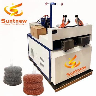 China Factory China Automatic Wire Galvanized Mesh Scrubber Making Machine With CE Approval for sale