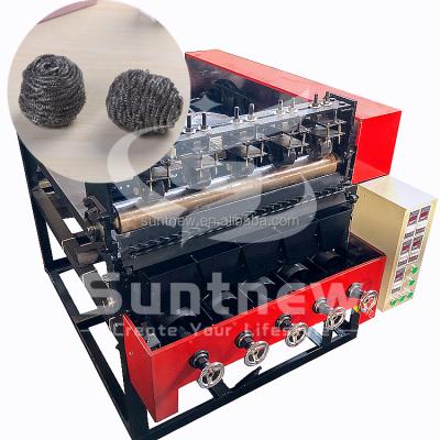 China Factory 5 Balls Kitchen Cleaning Galvanized Scourer Ball Making Machine Iron Scourer Machine for sale