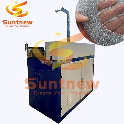 China Factory One Head Single Needle Yarn Galvanized Mesh Scourer Knitting Machine for sale