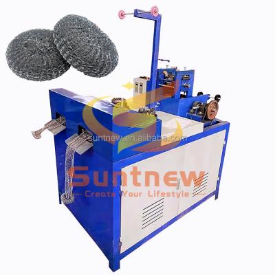 China Factory High Quality Double Needle Kitchen Mesh Scourer Making Machine Galvanized Steel Mesh Scourer Machinery for sale