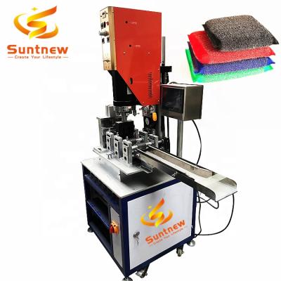 China Factory Automatic Ultrasonic Welding Machine Kitchen Sponge Pad Cutting Machine for sale