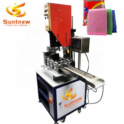 China Factory Kitchen Sponge Scrubber Pad Cutting and Welding Machine, Factory Ultrasonic Welding Machine for sale