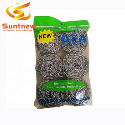 China Durable Household Pot Scrubber Stainless Steel Pan Scourer Durable Daily Cleaning for sale