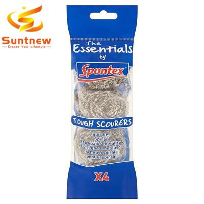 China Sustainable Cleaning 410 Stainless Steel Scourers Top Quality Pan Scourer for sale