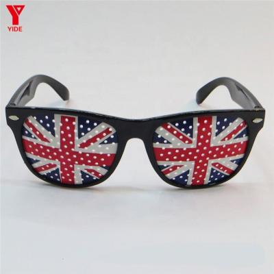 China 2021 Celebration Logo Imprint Football Fan Glasses Promotional for sale