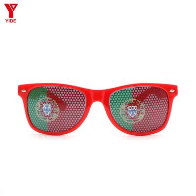 China Celebration Cup 2021 European Colorful Sunglasses Kids Cheap Glasses for sale