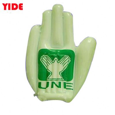 China Custom Gift Advertising Giant Cheering Inflatable Cheering Hand for sale