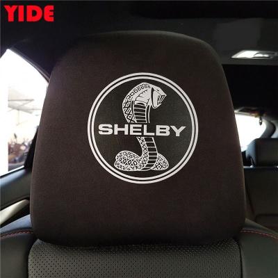 China Decorating Spain 2021 Knitted Polyester Car Headrest Cover for sale