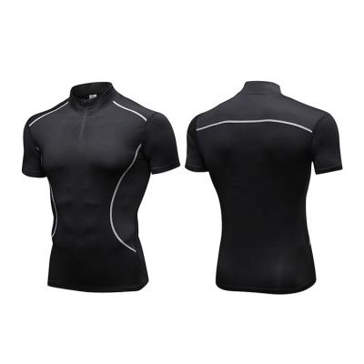 China Sports Breathable Tights Men's Quick Dry Sweaty Short Sleeve Gym T-Shirt for sale