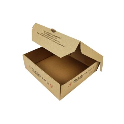 China Recycled Packing Materials Pizza Bread Cake Packing Courier Cardboard Box Paper Foldable Packing Box for sale