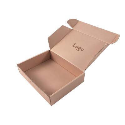 China Recycled Materials Customized Printing Shipping Box Customized Logo Strong Folding Brown Corrugated Cardboard Corrugated Paper Boxes Eco Corrugated Packaging Box for sale