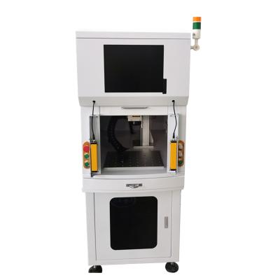 China Integrated laser marking machine high quality durable using various hot sale 50w optical fiber marking machine with cover device for sale