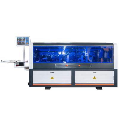 China Building Material Shops Cheap Semi Automatic Edge Bander Price PVC Semi Automatic MDF Dark Edging Machine From China for sale