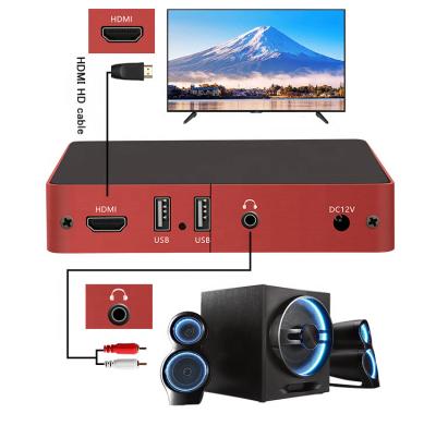 China Hot sale KTV home karaoke box home karaoke to TV with wireless karaoke system machine with wireless microphone for sale