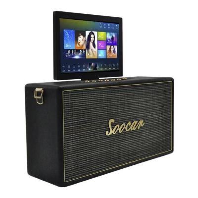 China 14.1 Inch Karaoke Player Karaoke Mixer with Built in Wifi USB Echo Treble Bass SD Touch Screen Sk-14108 for sale