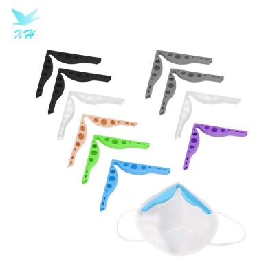 China Soft Natural Rubber Contours Easily To Any Face Shape Silicone Anti Fog Nose Bridge Bracket Clip Mask Comfortable Breathing Support for sale