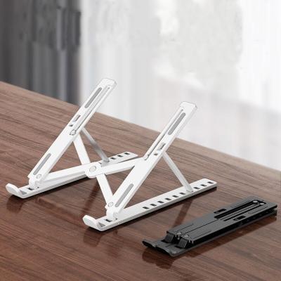 China Ergonomic Adjustable Plastic 10 Angles Computer Stand Phone Holder For Laptop for sale