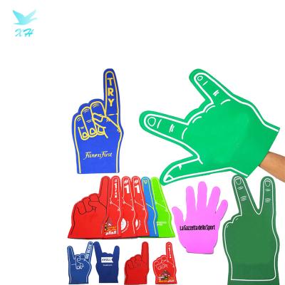 China Custom Printed EVA Foam Finger Hand Peace EVA Sign Finger for sale