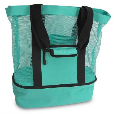 China Outdoor/Camping/Travel Insulated Beach Picnic Tote Wine Bag With Cooler Compartment for sale