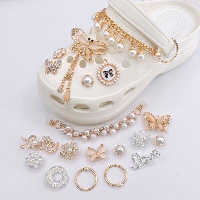 China Custom High Quality Clog Charm PVC Alloy Designer Croc Charms For Clog Sandal Shoe Decoration Girls Shoes Croc Charms for sale