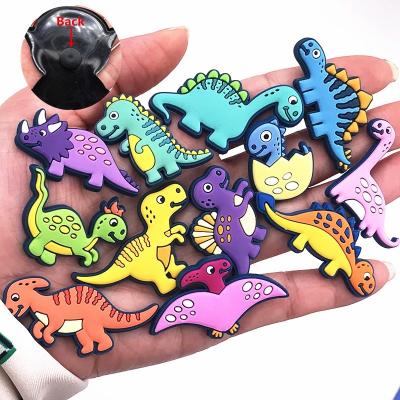 China Hot Sale Shoe Buckle Shoe Charms Dinosaur Shoe Accessories Garden Shoe Decoration For Buckle Kids Boys Girls for sale