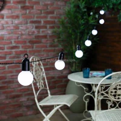 China Home Decoration 6M Solar Powered Outdoor Garden Deck Festoon Globe Party LED Fairy String Lights for sale