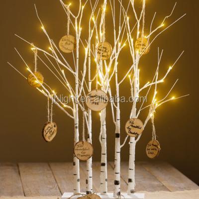 China PVC Pre-lit Wishing LED Birch Tree Lights Woodland BIRCH Twig table top CHRISTMAS/Easter TREE (60cm) for sale