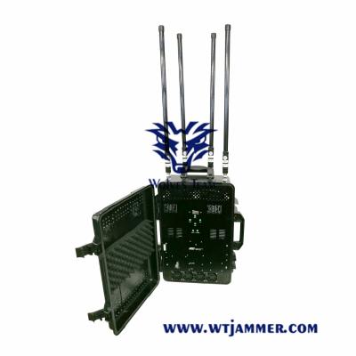 China 120m 50w Backpack Mobile Phone Signal Jammer for sale