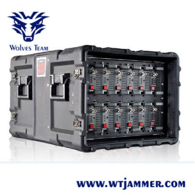 China 20MHz-11GHz Waterproof 1000m 1500W Wifi Jammer for sale